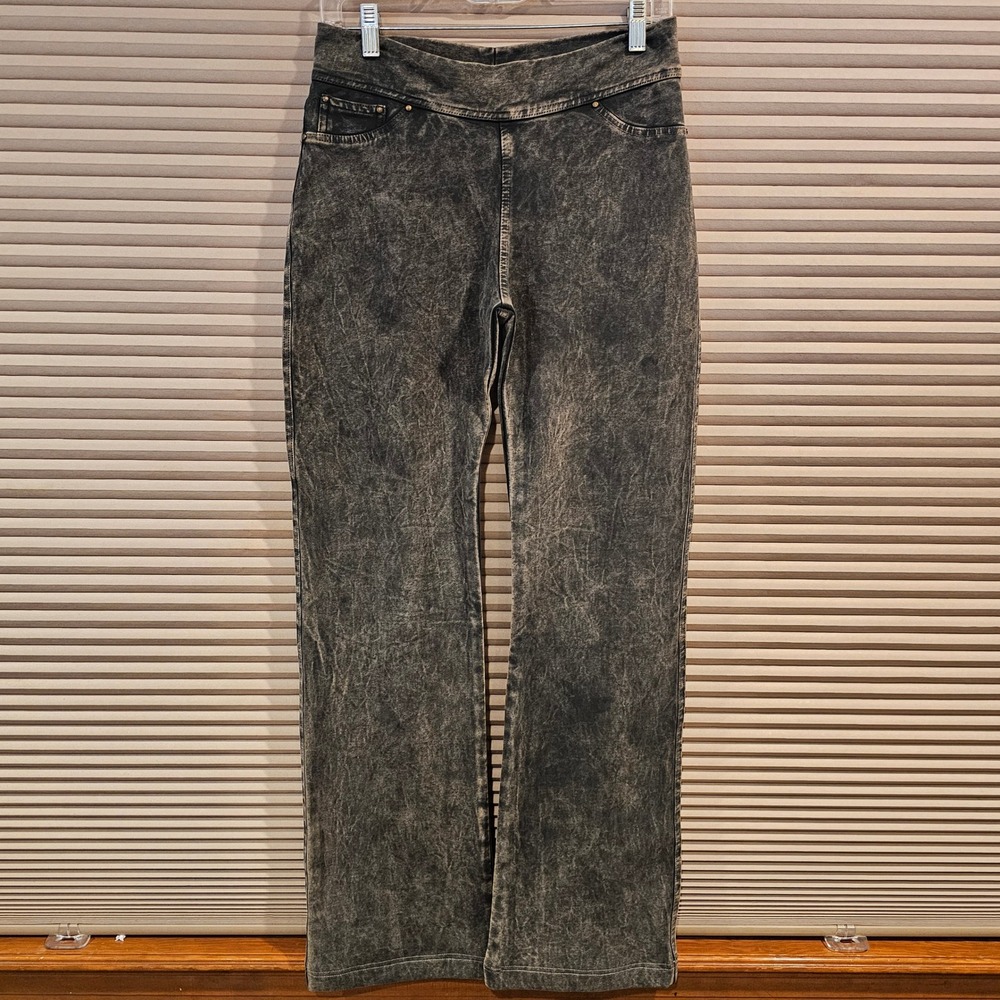 Testimony Los Angeles Mineral Wash French Terry Pull On Pants Gray Womens Medium